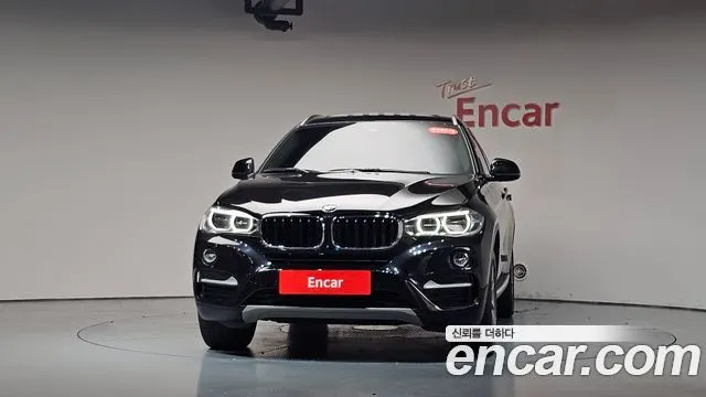 BMW X6 2016 — 70 502 км, чёрный, Корея — под ключ — фото 3