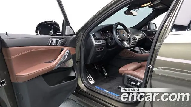 BMW X6 2021 — 159 285 км, светло-золотистый, Корея — под ключ — фото 10