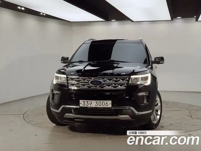 FORD EXPLORER 2019 — 141 314 км, чёрный, Корея — под ключ — фото 2