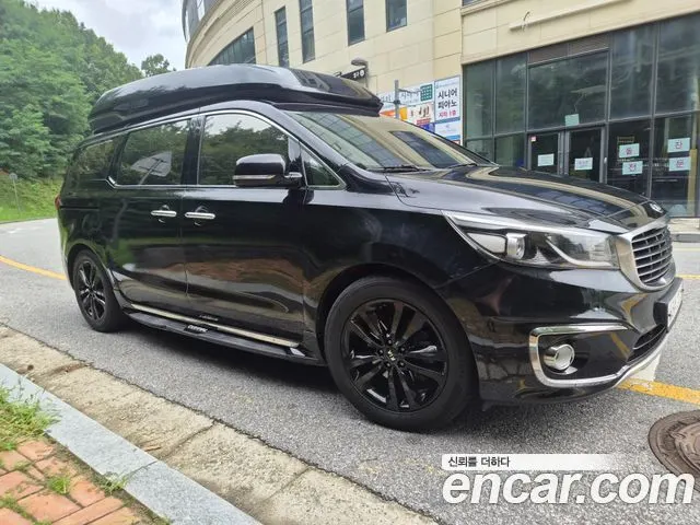 KIA CARNIVAL 2015 — 258 900 км, чёрный, Корея — под ключ — фото 2