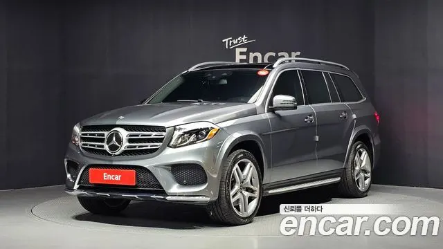 MERCEDES-BENZ GLS-CLASS X166 2018 — 87 374 км, серый, Корея — под ключ — фото 1