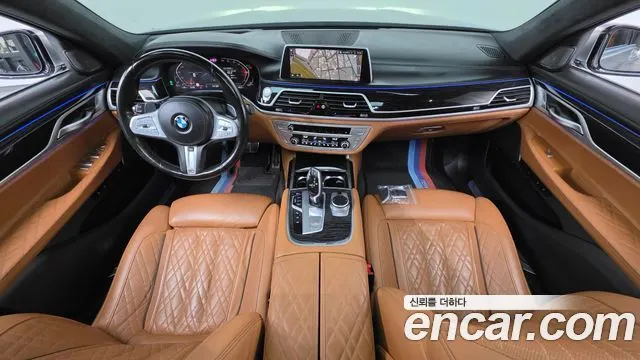 BMW 7 SERIES 2021 — 194 649 км, светло-золотистый, Корея — под ключ — фото 7