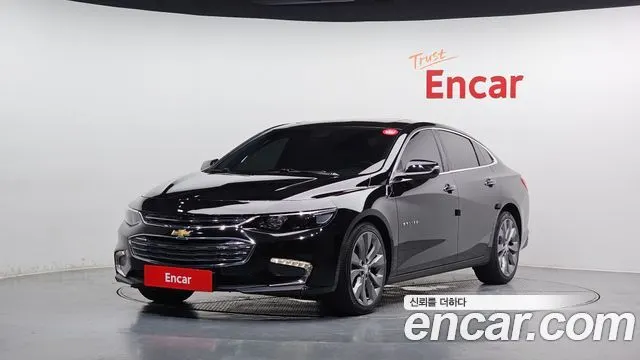 CHEVROLET MALIBU 2018 — 84 420 км, чёрный, Корея — под ключ — фото 1