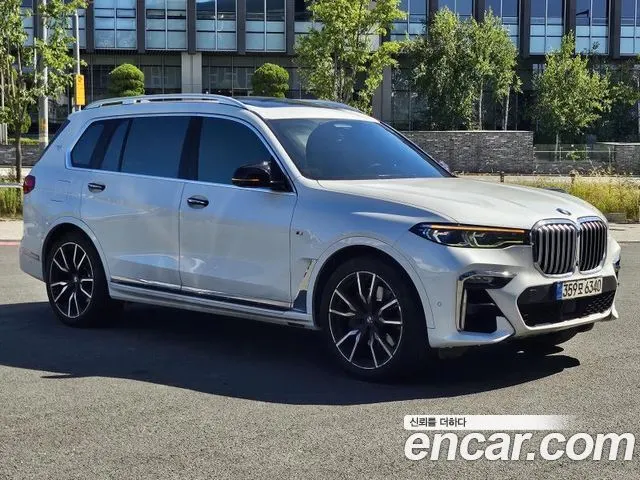 BMW X7 2021 — 127 965 км, белый, Корея — под ключ — фото 3