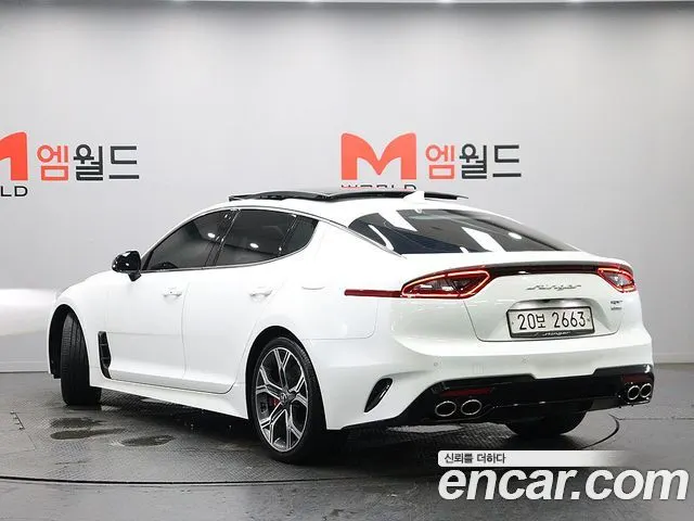 KIA STINGER 2018 — 63 810 км, белый, Корея — под ключ — фото 3