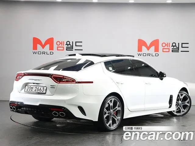 KIA STINGER 2018 — 63 810 км, белый, Корея — под ключ — фото 4