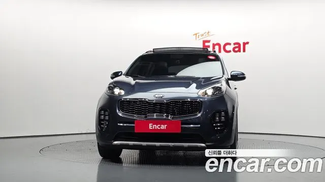 KIA SPORTAGE 2017 — 236 736 км, синий, Корея — под ключ — фото 3