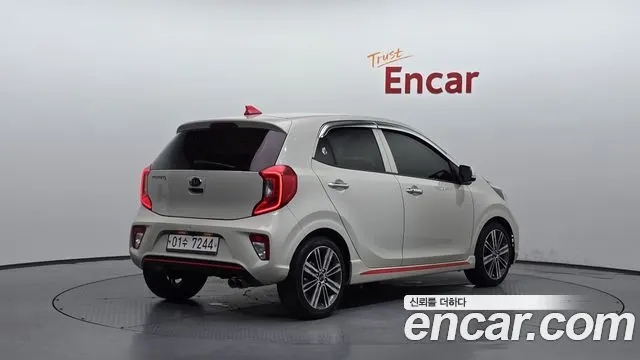 KIA MORNING 2017 — 162 380 км, белый-перламутр, Корея — под ключ — фото 2