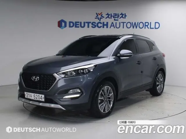 HYUNDAI TUCSON 2018 — 86 338 км, серый, Корея — под ключ — фото 1