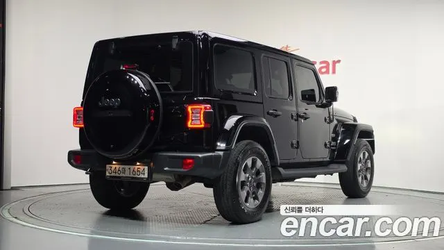 JEEP WRANGLER 2019 — 64 168 км, чёрный, Корея — под ключ — фото 2