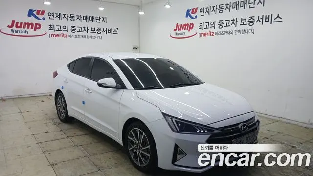 HYUNDAI AVANTE 2019 — 51 055 км, белый, Корея — под ключ — фото 3