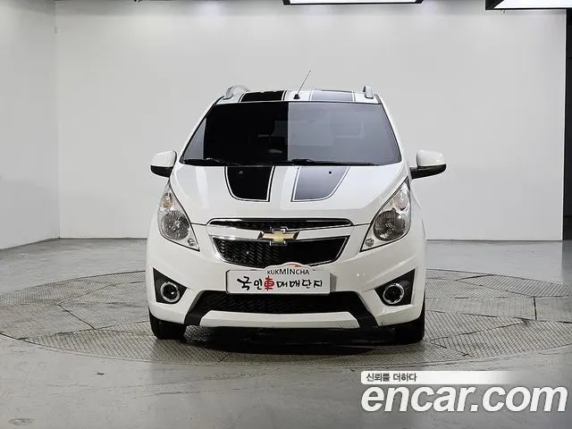 CHEVROLET SPARK 2012 — 85 170 км, белый, Корея — под ключ — фото 2