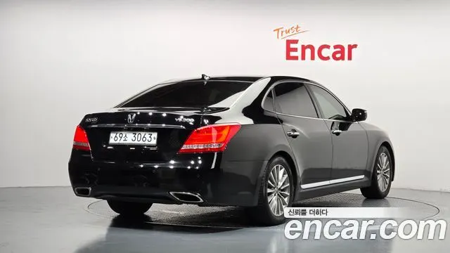 HYUNDAI EQUUS 2014 — 201 147 км, чёрный, Корея — под ключ — фото 2