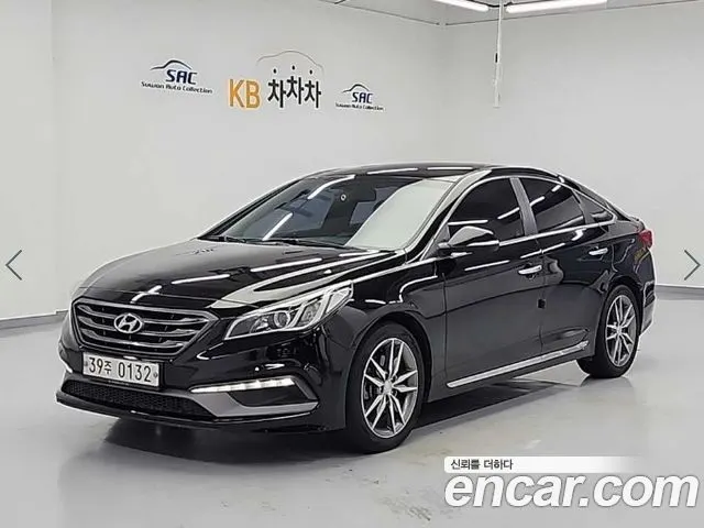 HYUNDAI SONATA 2016 — 166 351 км, чёрный, Корея — под ключ — фото 1
