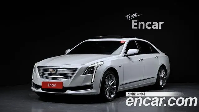 CADILLAC CT6 2018 — 142 456 км, белый, Корея — под ключ — фото 1