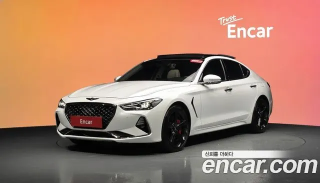 GENESIS G70 2019 — 67 631 км, белый, Корея — под ключ — фото 2