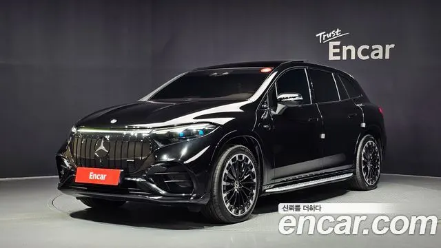 MERCEDES-BENZ EQS SUV X296 2023 — 92 273 км, чёрный, Корея — под ключ — фото 1