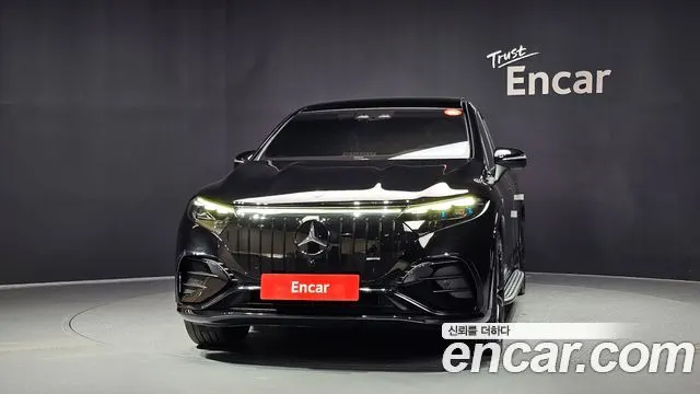 MERCEDES-BENZ EQS SUV X296 2023 — 92 273 км, чёрный, Корея — под ключ — фото 3