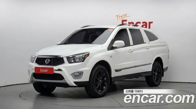 KGM KORANDO SPORTS 2017 — 88 973 км, белый, Корея — под ключ — фото 1