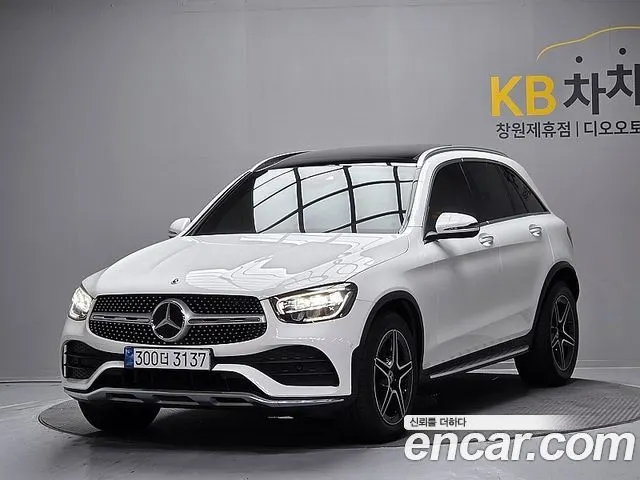 MERCEDES-BENZ GLC-CLASS X253 2021 — 70 321 км, белый, Корея — под ключ — фото 11