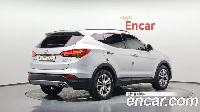 HYUNDAI SANTA FE 2015 — 185 445 км, серебристо-серый, Корея — под ключ — фото 2
