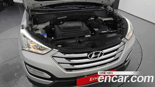 HYUNDAI SANTA FE 2015 — 185 445 км, серебристо-серый, Корея — под ключ — фото 6