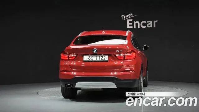 BMW X4 2015 — 137 827 км, красный, Корея — под ключ — фото 4