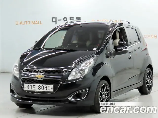 CHEVROLET SPARK 2014 — 100 004 км, чёрный, Корея — под ключ — фото 1