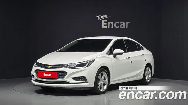 CHEVROLET CRUZE 2017 — 123 256 км, белый, Корея — под ключ — фото 1
