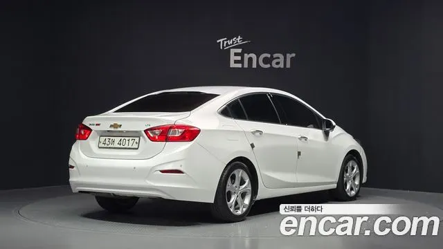CHEVROLET CRUZE 2017 — 123 256 км, белый, Корея — под ключ — фото 2