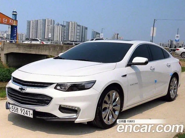 CHEVROLET MALIBU 2017 — 112 001 км, белый, Корея — под ключ — фото 2