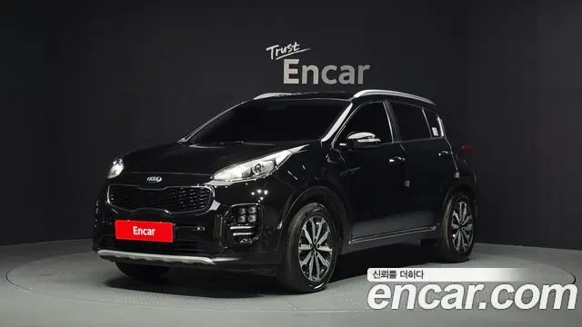 KIA SPORTAGE 2018 — 220 065 км, чёрный, Корея — под ключ — фото 1