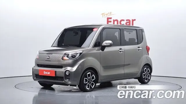 KIA RAY 2021 — 52 103 км, светло-золотистый, Корея — под ключ — фото 1