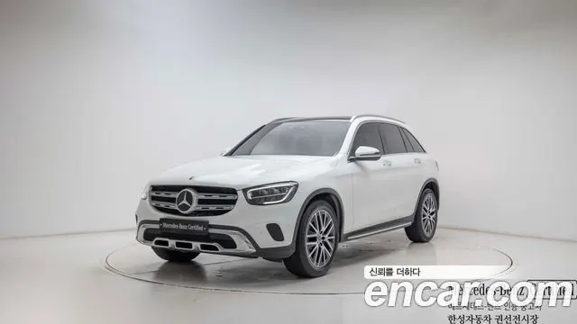 MERCEDES-BENZ GLC-CLASS X253 2021 — 109 919 км, белый, Корея — под ключ — фото 1