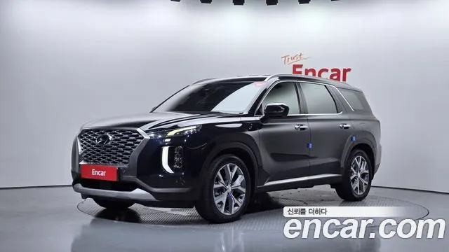 HYUNDAI PALISADE 2019 — 108 884 км, синий, Корея — под ключ — фото 1