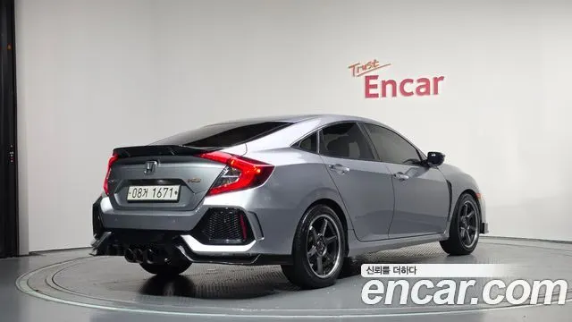 HONDA CIVIC 2017 — 214 079 км, серебристо-серый, Корея — под ключ — фото 2