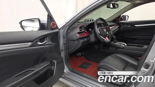 HONDA CIVIC 2017 — 214 079 км, серебристо-серый, Корея — под ключ — фото 10
