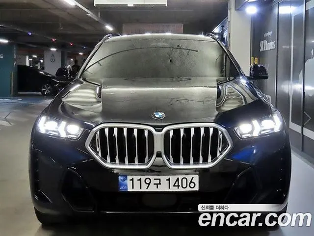 BMW X6 2024 — 26 940 км, чёрный, Корея — под ключ — фото 2