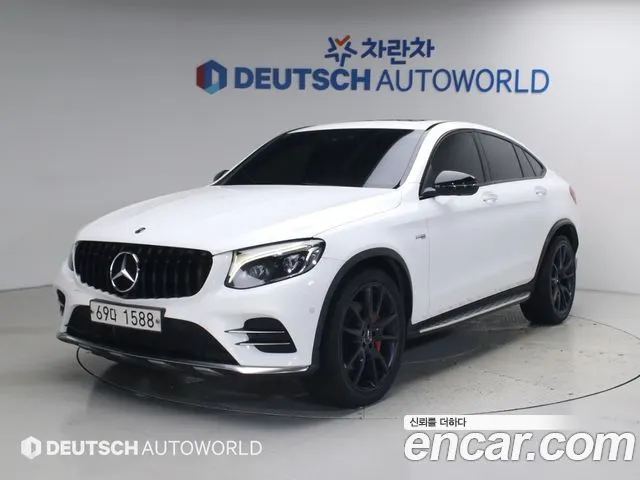 MERCEDES-BENZ GLC-CLASS X253 2018 — 98 428 км, белый, Корея — под ключ — фото 1