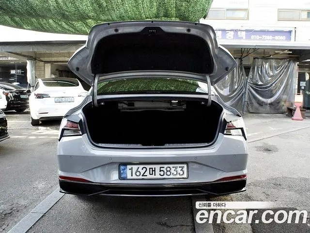 HYUNDAI AVANTE HYBRID 2021 — 106 974 км, серебристо-серый, Корея — под ключ — фото 7