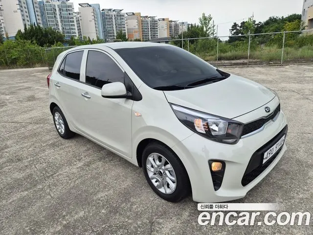 KIA MORNING 2019 — 66 310 км, белый-перламутр, Корея — под ключ — фото 1