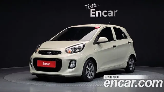 KIA MORNING 2016 — 56 720 км, белый-перламутр, Корея — под ключ — фото 1