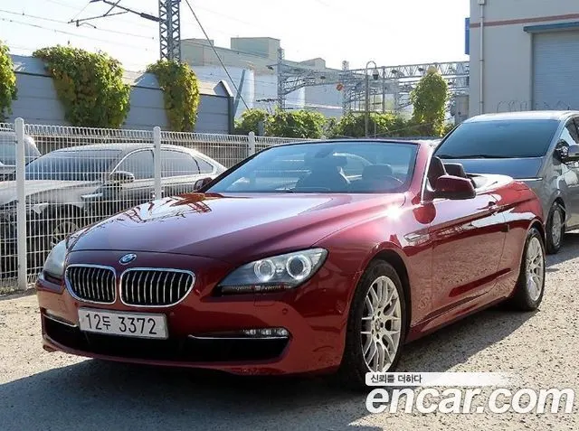 BMW 6 SERIES 2012 — 234 657 км, красный, Корея — под ключ — фото 2