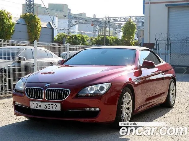 BMW 6 SERIES 2012 — 234 657 км, красный, Корея — под ключ — фото 6