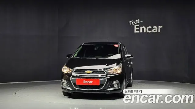 CHEVROLET SPARK 2017 — 136 680 км, чёрный, Корея — под ключ — фото 3
