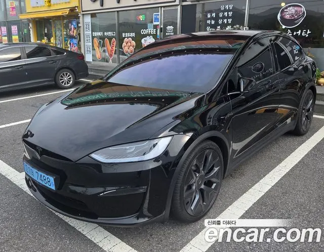 TESLA MODEL X 2026 — 2 000 км, чёрный, Корея — под ключ — фото 1