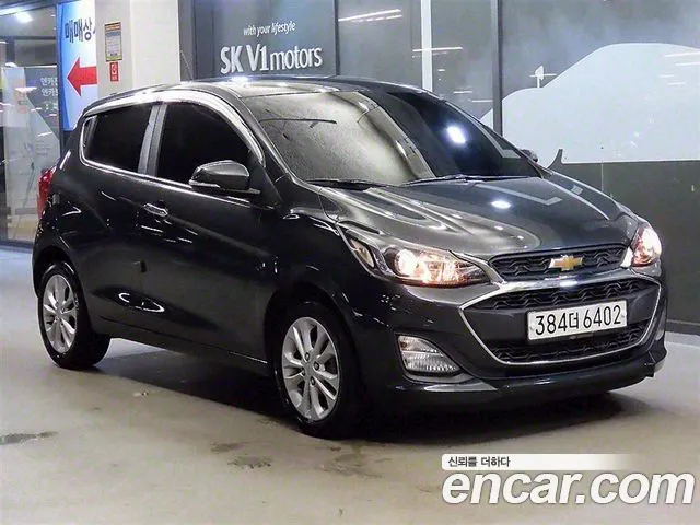 CHEVROLET SPARK 2021 — 76 277 км, серый, Корея — под ключ — фото 1
