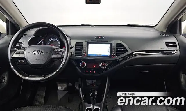 KIA MORNING 2016 — 158 771 км, белый-перламутр, Корея — под ключ — фото 7
