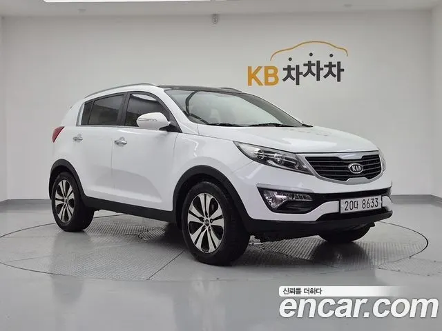 KIA SPORTAGE R 2012 — 197 807 км, белый, Корея — под ключ — фото 2