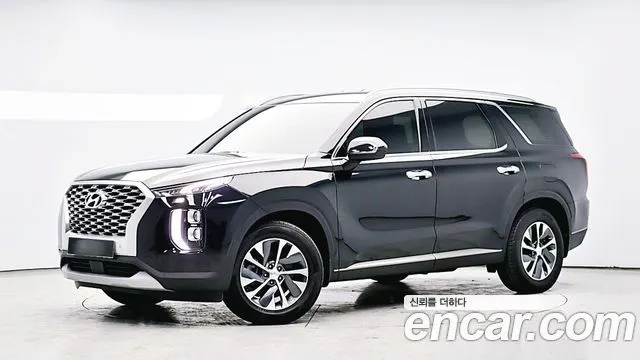 HYUNDAI PALISADE 2022 — 77 422 км, чёрный, Корея — под ключ — фото 3